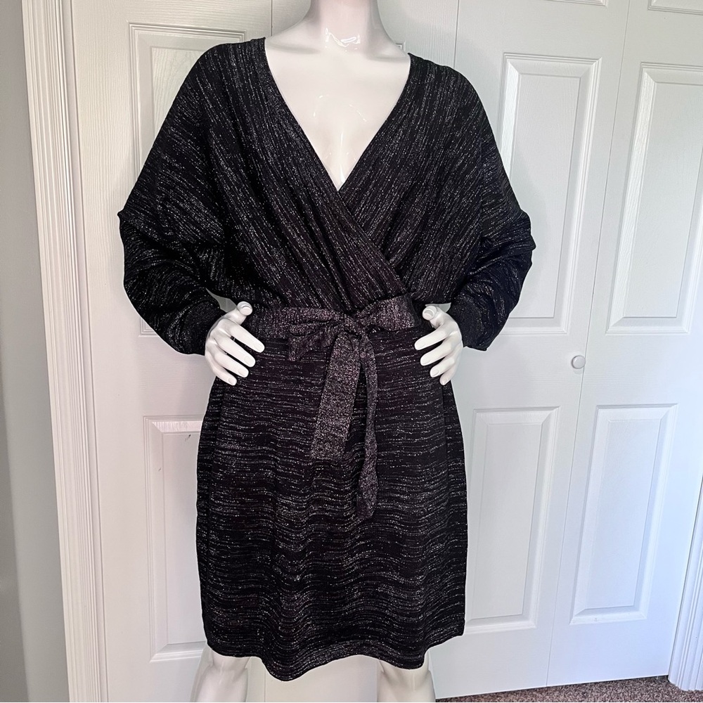 Madison Grey Black Shimmer Dress